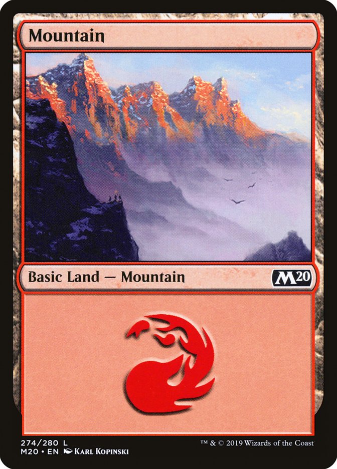 Mountain (#274) [Core Set 2020] | Cracking-Singles