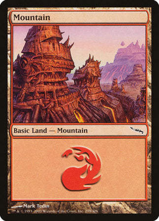 Mountain (299) [Mirrodin] | Cracking-Singles