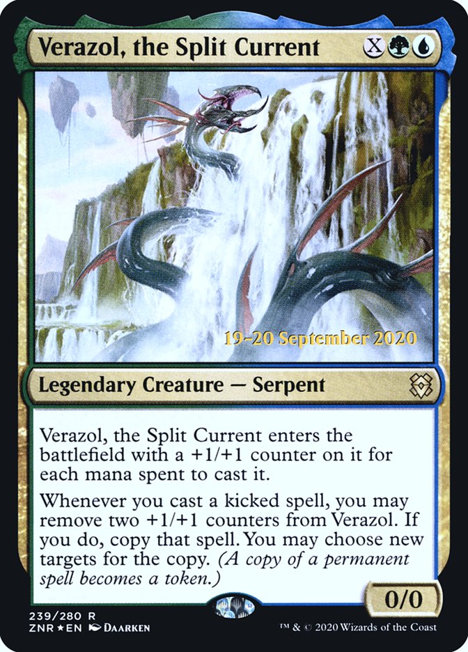 Verazol, the Split Current  [Zendikar Rising Prerelease Promos] | Cracking-Singles