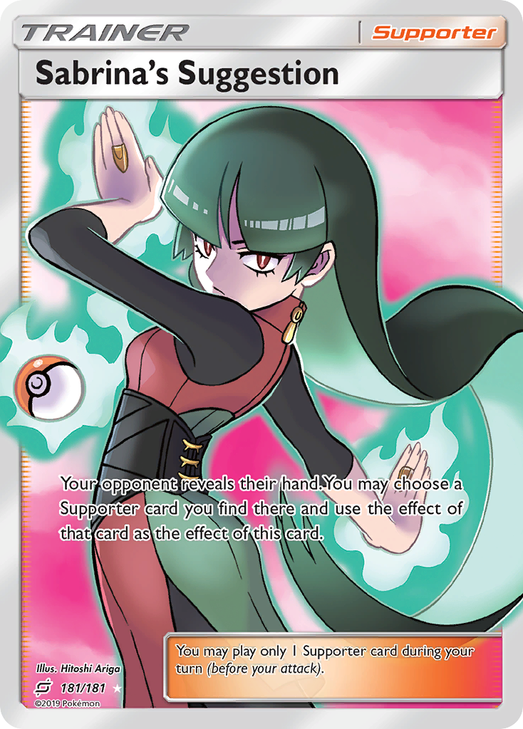 Sabrina's Suggestion (181/181) [Sun & Moon: Team Up] | Cracking-Singles