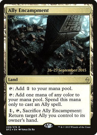 Ally Encampment [Battle for Zendikar Prerelease Promos] | Cracking-Singles