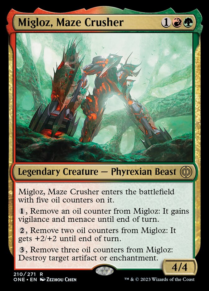 Migloz, Maze Crusher [Phyrexia: All Will Be One] | Cracking-Singles