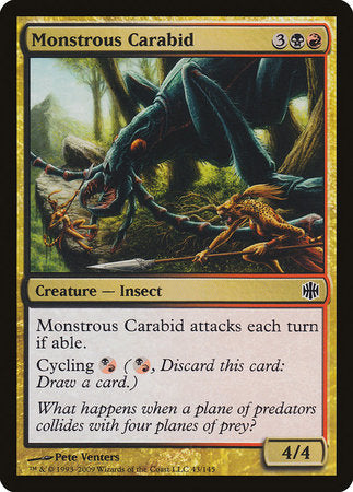 Monstrous Carabid [Alara Reborn] | Cracking-Singles