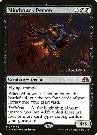 Mindwrack Demon [Shadows over Innistrad Promos] | Cracking-Singles