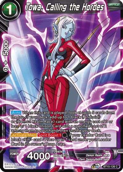 Towa, Calling the Hordes [BT15-126] | Cracking-Singles