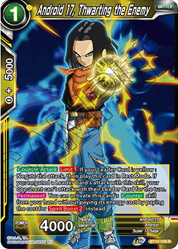 Android 17, Thwarting the Enemy (BT14-109) [Cross Spirits] | Cracking-Singles