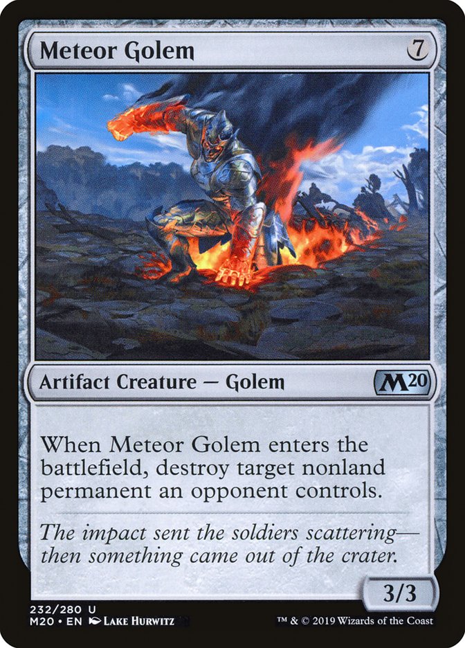 Meteor Golem [Core Set 2020] | Cracking-Singles