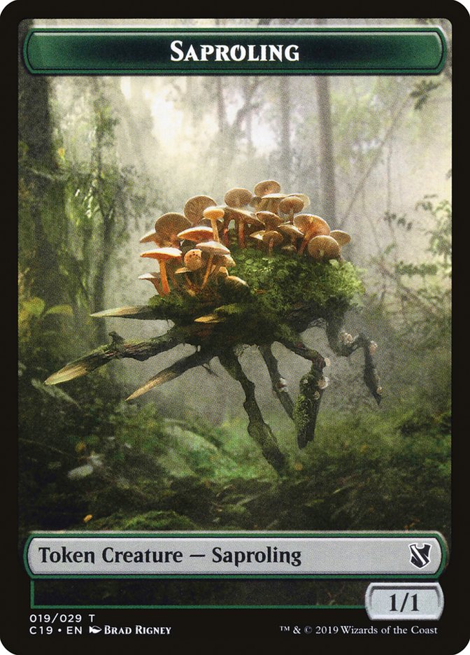 Saproling // Morph [Commander 2019 Tokens] | Cracking-Singles