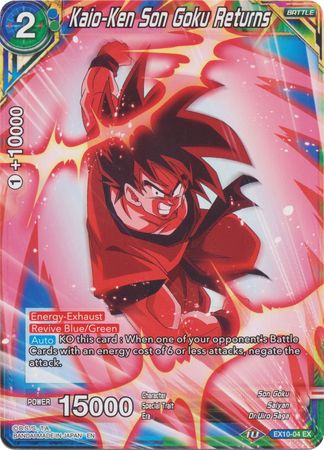 Kaio-Ken Son Goku Returns [EX10-04] | Cracking-Singles