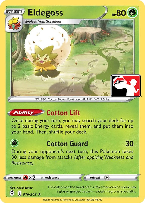 Eldegoss (016/203) [Prize Pack Series One] | Cracking-Singles