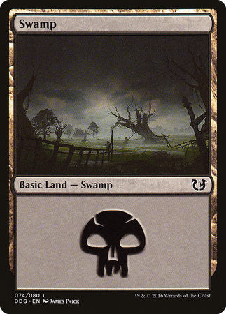 Swamp (74) [Duel Decks: Blessed vs. Cursed] | Cracking-Singles