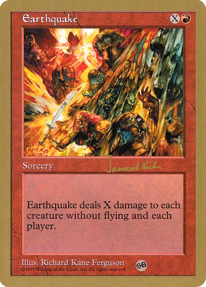 Earthquake (Janosch Kuhn) (SB) [World Championship Decks 1997] | Cracking-Singles