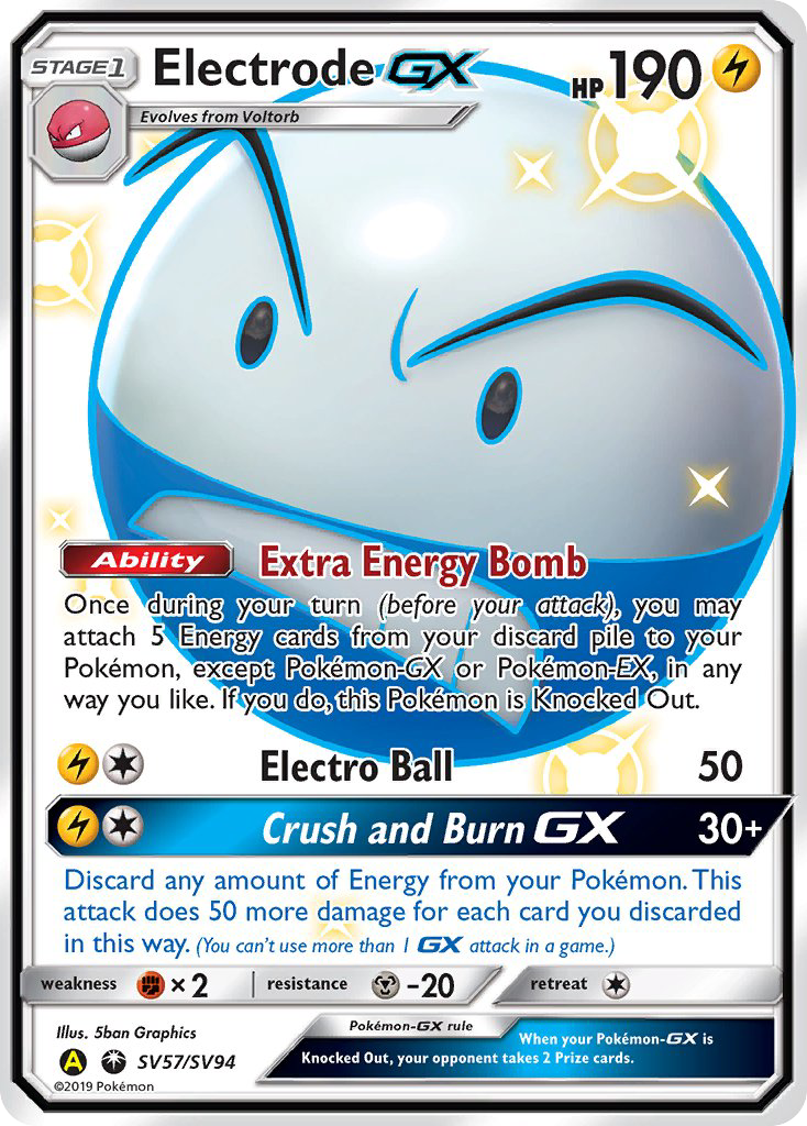 Electrode GX (SV57/SV94) [Sun & Moon: Hidden Fates - Shiny Vault] | Cracking-Singles