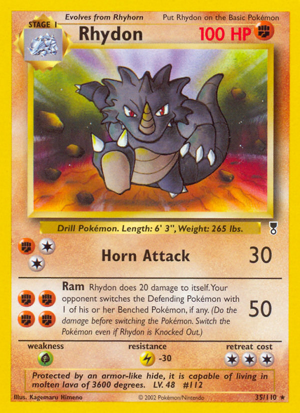 Rhydon (35/110) [Legendary Collection] | Cracking-Singles