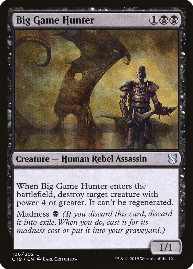 Big Game Hunter [Commander 2019] | Cracking-Singles