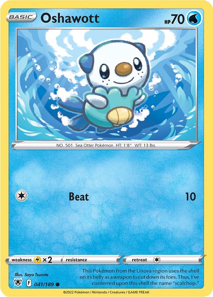 Oshawott (041/189) [Sword & Shield: Astral Radiance] | Cracking-Singles