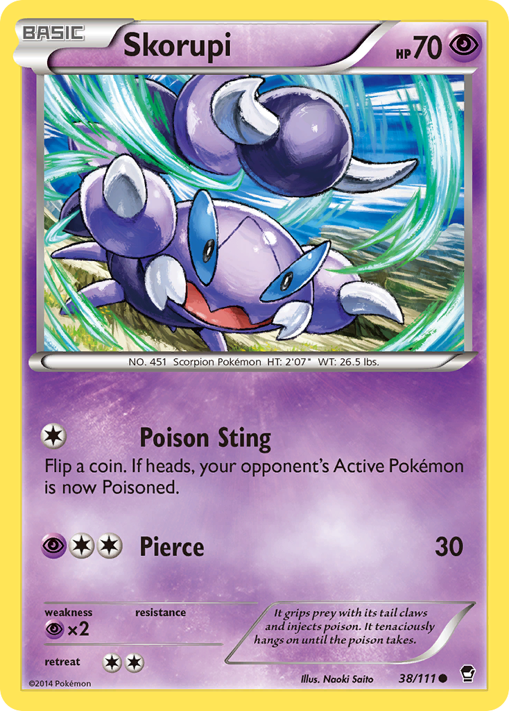 Skorupi (38/111) [XY: Furious Fists] | Cracking-Singles