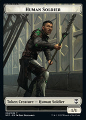 Eldrazi // Human Soldier Double-sided Token [Streets of New Capenna Commander Tokens] | Cracking-Singles