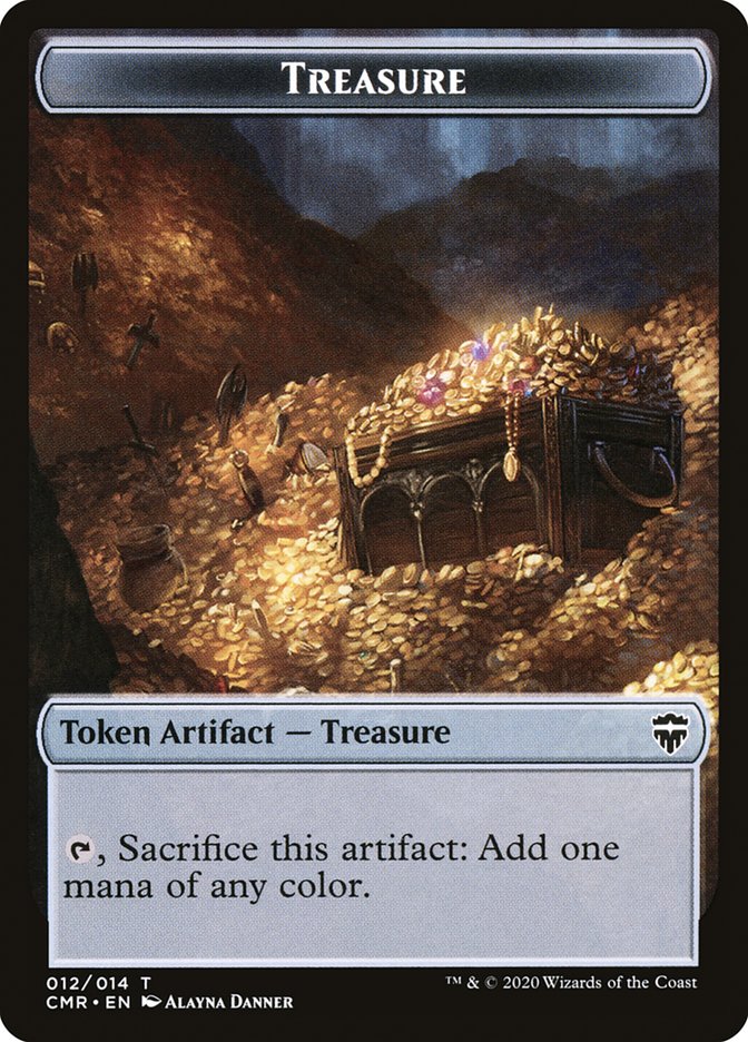 Thrull // Treasure Token [Commander Legends Tokens] | Cracking-Singles