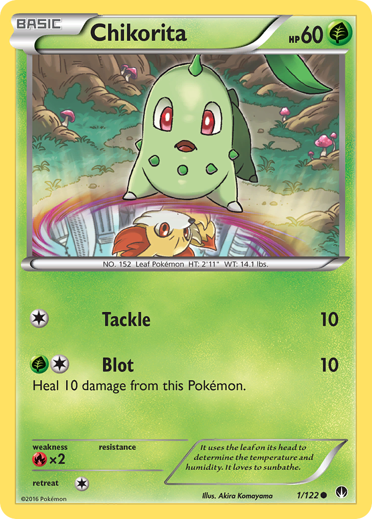 Chikorita (1/122) [XY: BREAKpoint] | Cracking-Singles