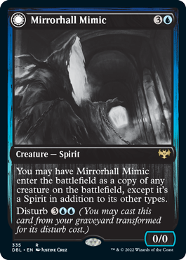 Mirrorhall Mimic // Ghastly Mimicry [Innistrad: Double Feature] | Cracking-Singles