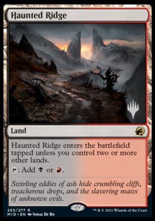 Haunted Ridge (Promo Pack) [Innistrad: Midnight Hunt Promos] | Cracking-Singles