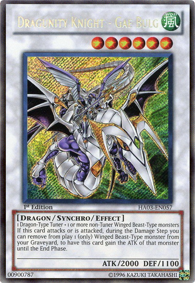 Dragunity Knight - Gae Bulg [HA03-EN057] Secret Rare | Cracking-Singles