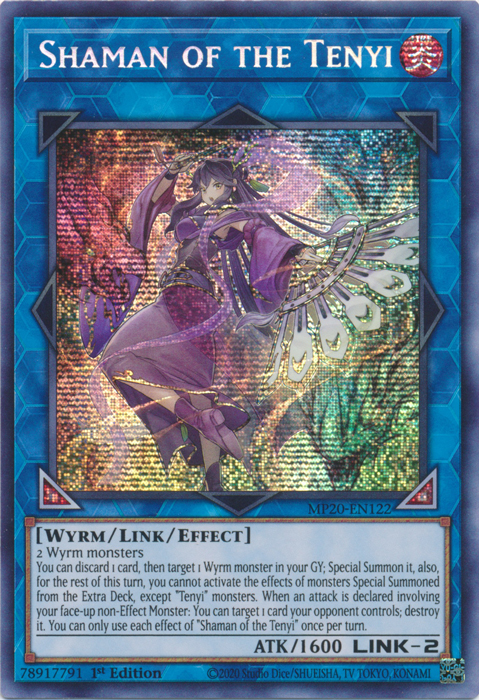 Shaman of the Tenyi [MP20-EN122] Prismatic Secret Rare | Cracking-Singles