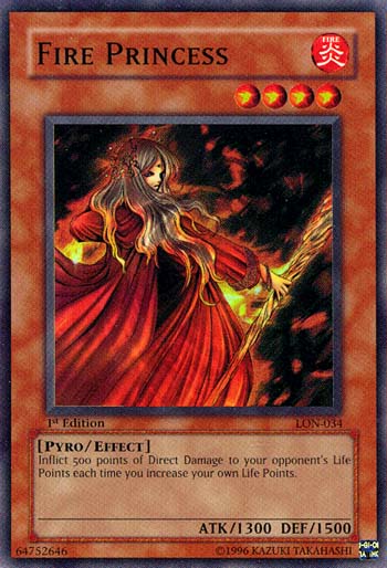 Fire Princess [LON-034] Super Rare | Cracking-Singles