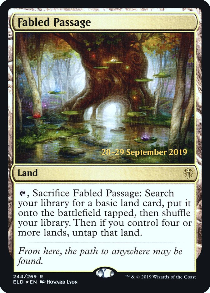 Fabled Passage  [Throne of Eldraine Prerelease Promos] | Cracking-Singles