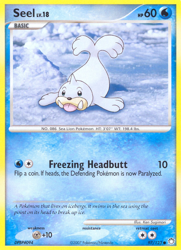 Seel (97/123) [Diamond & Pearl: Mysterious Treasures] | Cracking-Singles