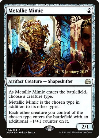 Metallic Mimic [Aether Revolt Prerelease Promos] | Cracking-Singles