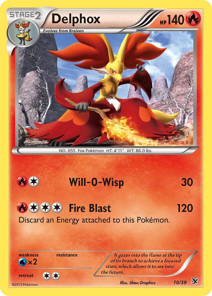 Delphox (10/39) [XY: Kalos Starter Set] | Cracking-Singles