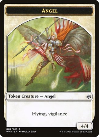 Angel Token [War of the Spark Tokens] | Cracking-Singles