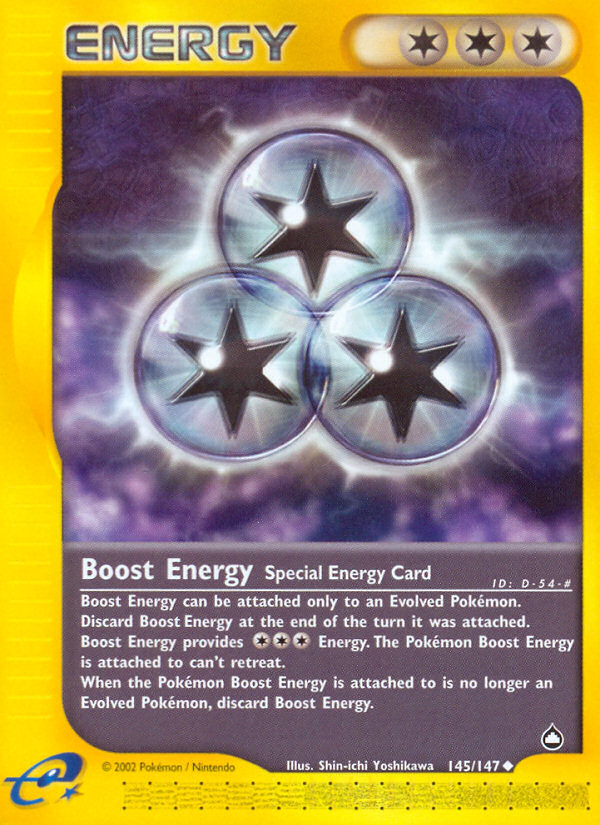 Boost Energy (145/147) [Aquapolis] | Cracking-Singles