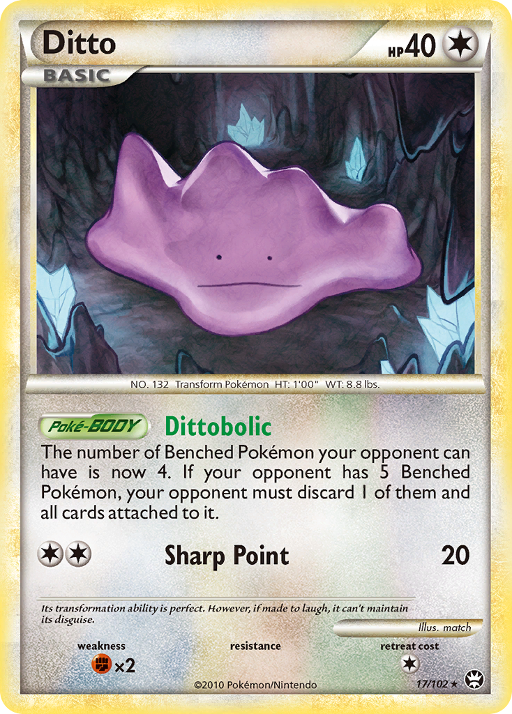 Ditto (17/102) [HeartGold & SoulSilver: Triumphant] | Cracking-Singles