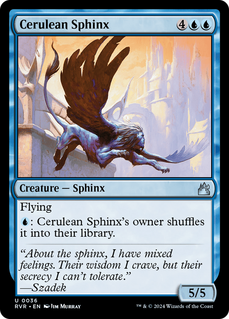 Cerulean Sphinx [Ravnica Remastered] | Cracking-Singles