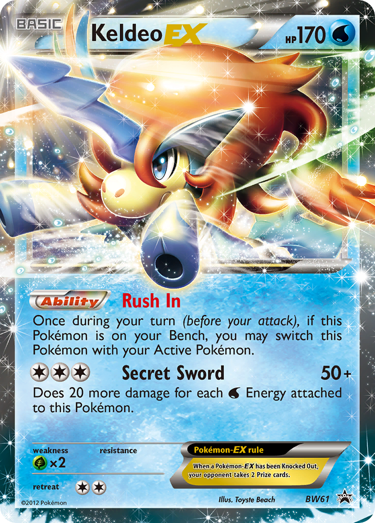 Keldeo EX (BW61) [Black & White: Black Star Promos] | Cracking-Singles