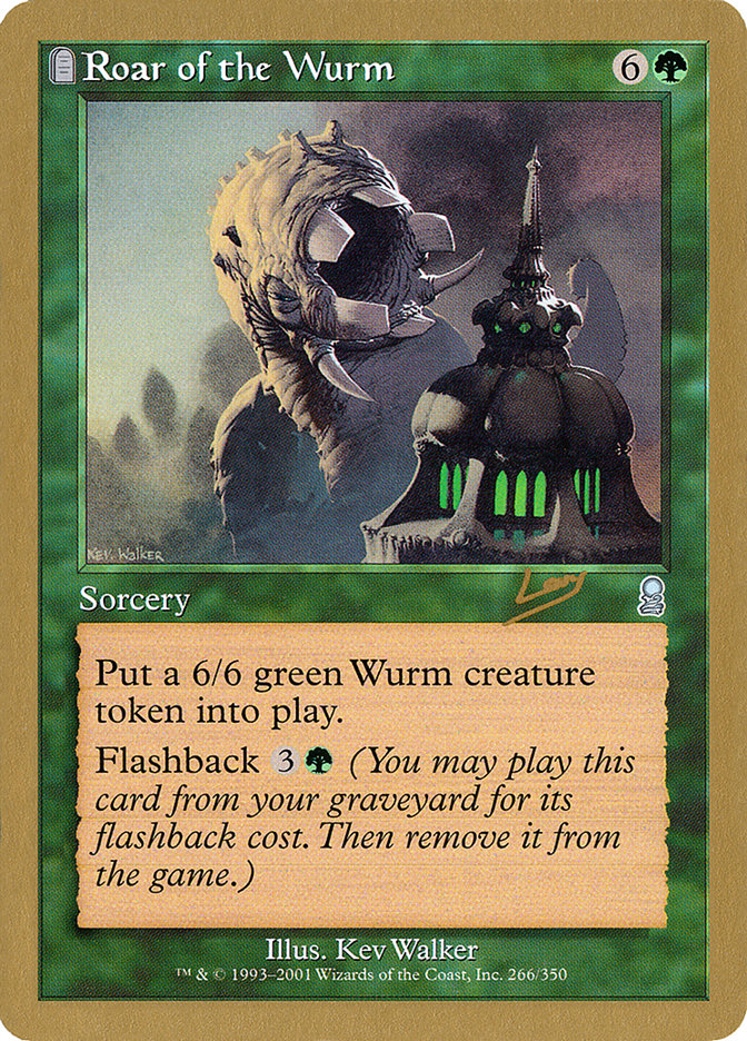 Roar of the Wurm (Raphael Levy) [World Championship Decks 2002] | Cracking-Singles