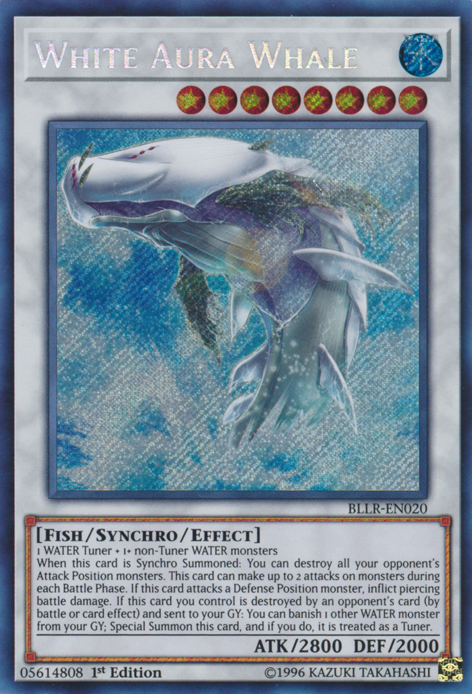 White Aura Whale [BLLR-EN020] Secret Rare | Cracking-Singles