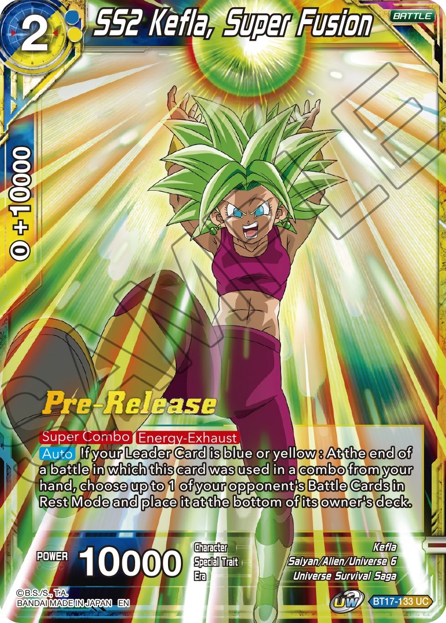 SS2 Kefla, Super Fusion (BT17-133) [Ultimate Squad Prerelease Promos] | Cracking-Singles