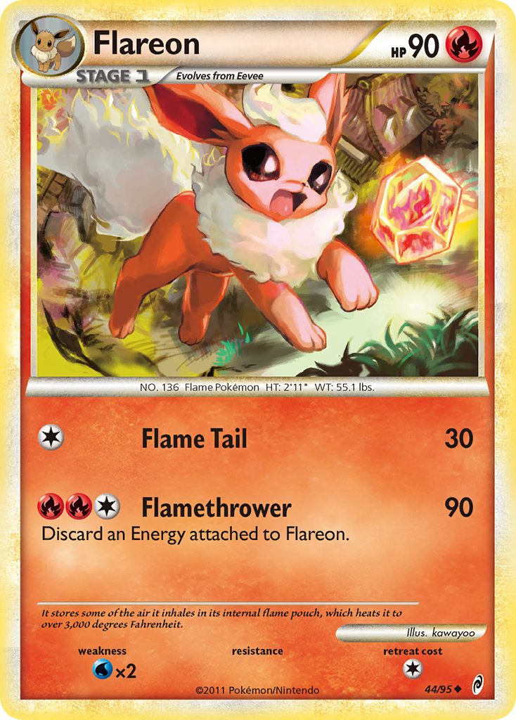 Flareon (44/95) [HeartGold & SoulSilver: Call of Legends] | Cracking-Singles