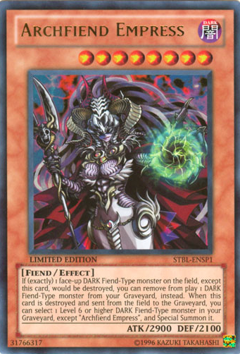 Archfiend Empress [STBL-ENSP1] Ultra Rare | Cracking-Singles