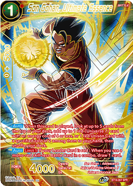 Son Gohan, Ultimate Essence (SPR) (BT14-007) [Cross Spirits] | Cracking-Singles