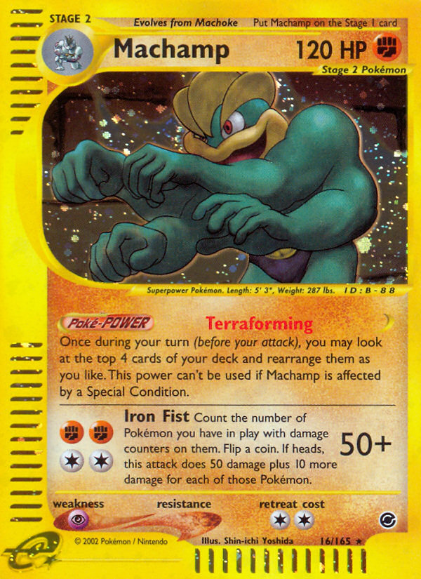 Machamp (16/165) [Expedition: Base Set] | Cracking-Singles