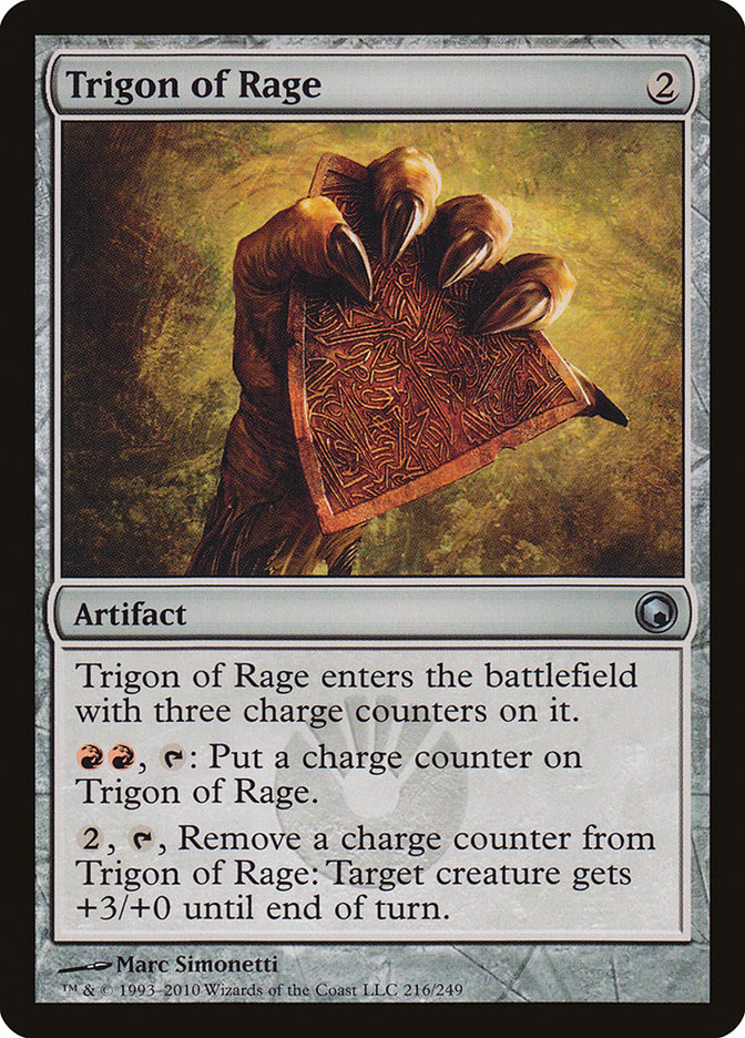 Trigon of Rage [Scars of Mirrodin] | Cracking-Singles