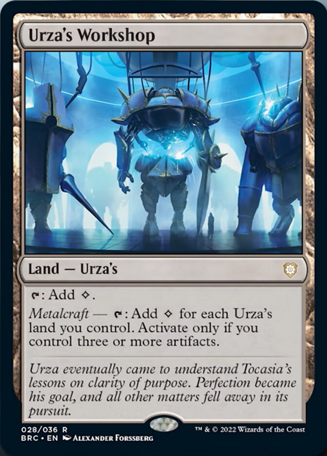 Urza's Workshop [The Brothers' War Commander] | Cracking-Singles