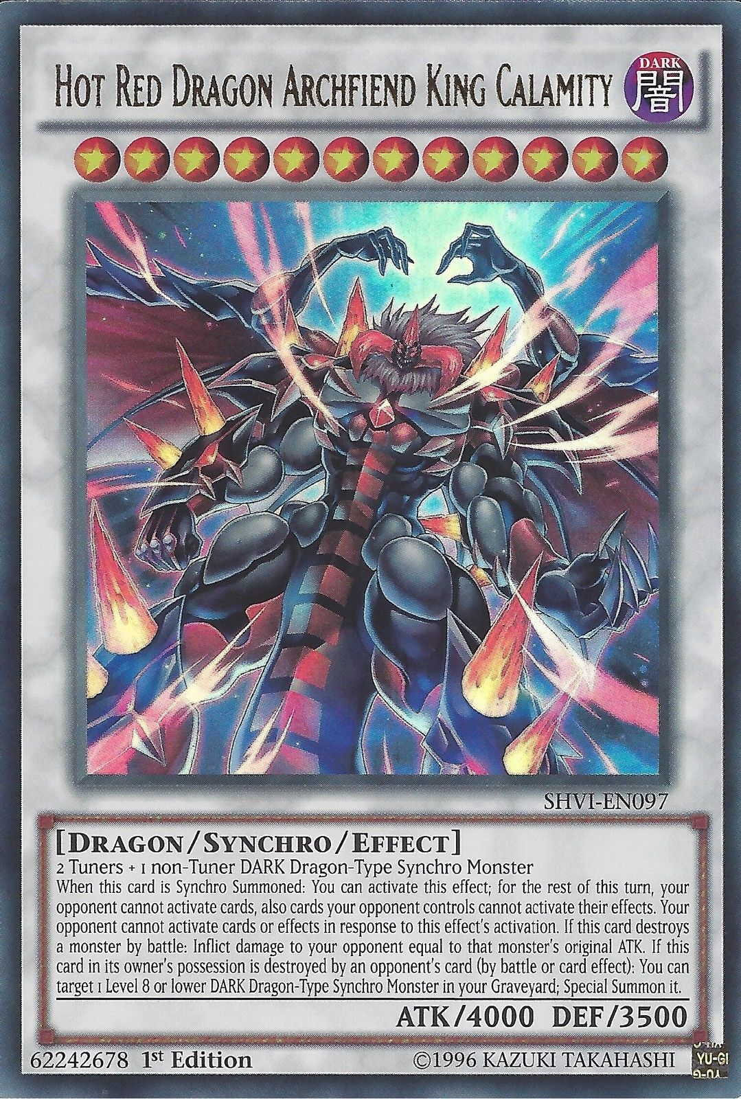 Hot Red Dragon Archfiend King Calamity [SHVI-EN097] Ultra Rare | Cracking-Singles