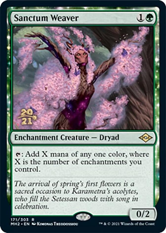 Sanctum Weaver [Modern Horizons 2 Prerelease Promos] | Cracking-Singles