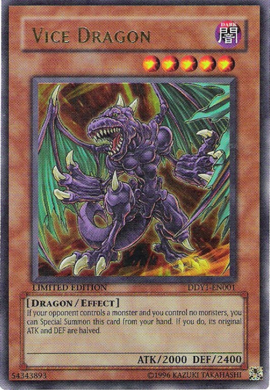 Vice Dragon (Promo) [DDY1-EN001] Ultra Rare | Cracking-Singles